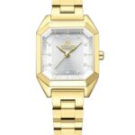 Kadın Kol Saati Quartz Beyaz Kadran Çelik Kordon Altın 28 mm A146973