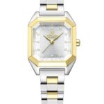 Kadın Kol Saati Quartz Beyaz Kadran Çelik Kordon Altın-Gümüş 28 mm A146977