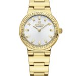 Kadın Kol Saati Quartz Beyaz Kadran Çelik Kordon Altın 27 mm A146994