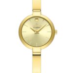 Kadın Kol Saati Quartz Altın Kadran Çelik Kordon Altın 24 mm Hediyelik A147036