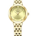 Kadın Kol Saati Quartz Altın Kadran Çelik Kordon Altın 27 mm A147094