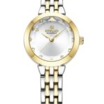 Kadın Kol Saati Quartz Gümüş Kadran Çelik Kordon Gümüş-Altın 27 mm A147096