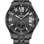 Erkek Kol Saati Quartz Takvimli Siyah Kadran Çelik Kordon Siyah 43 mm A147147