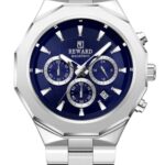 Erkek Kol Saati Quartz Takvimli Lacivert Kadran Çelik Kordon Gümüş 46 mm A147154