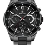 Erkek Kol Saati Quartz Takvimli Siyah Kadran Çelik Kordon Siyah 47 mm A147245