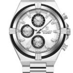 Erkek Kol Saati Quartz Takvimli Beyaz Kadran Çelik Kordon Gümüş 45 mm A147271