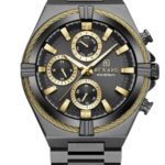 Erkek Kol Saati Quartz Takvimli Füme Kadran Çelik Kordon Füme 45 mm A147277