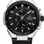 Erkek Kol Saati Quartz Takvimli Siyah Kadran Deri Kordon Siyah 45 mm A147292