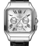 Erkek Kol Saati Quartz Takvimli Beyaz Kadran Deri Kordon Siyah 46 mm A147301