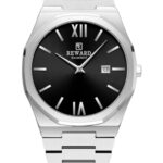 Erkek Kol Saati Quartz Siyah Kadran Çelik Kordon Gümüş 43 mm A147344