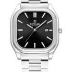 Erkek Kol Saati Quartz Siyah Kadran Çelik Kordon Gümüş 43 mm A147352