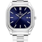 Erkek Kol Saati Quartz Lacivert Kadran Çelik Kordon Gümüş 43 mm A147353