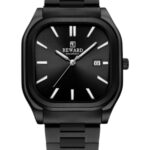 Erkek Kol Saati Quartz Siyah Kadran Çelik Kordon Siyah 43 mm A147356