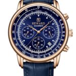 Erkek Kol Saati Quartz Takvimli Lacivert Kadran Deri Kordon Lacivert 44 mm A147617