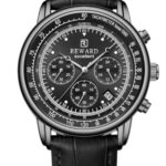 Erkek Kol Saati Quartz Takvimli Siyah Kadran Deri Kordon Siyah 44 mm A147618