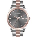 Erkek Kol Saati Minimal Gri Kadran Çelik Kordon C000262