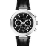 Erkek Kol Saati Şık Siyah Kadran Deri Kordon C000491