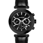 Erkek Kol Saati Minimal Siyah Kadran Deri Kordon C000494