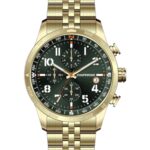 Hediyelik Orijinal Erkek Kol Saati, Sevgililer Günü Hediyesi, Çelik Kordon Yeşil Kadran C000782