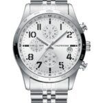 Hediyelik Orijinal Erkek Kol Saati, Sevgililer Günü Hediyesi, Çelik Kordon Beyaz Kadran C000783