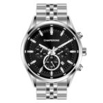 Erkek Kol Saati Siyah Kadran Çelik Kordon C000811