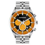 Erkek Kol Saati Çok Renkli Kadran Çelik Kordon C000815