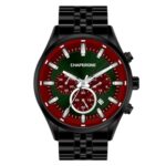 Erkek Kol Saati Çok Renkli Kadran Çelik Kordon Hediyelik C000820