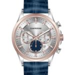 Erkek Kol Saati Minimal Silver / Gümüş Kadran Deri Kordon C000872