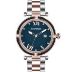 Erkek Kol Saati Minimal Lacivert Kadran Çelik Kordon Hediyelik C000913