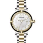 Erkek Kol Saati Beyaz Kadran Çelik Kordon C000914