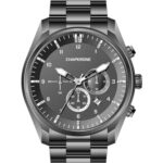 Erkek Kol Saati Şık Füme Kadran Çelik Kordon C001002