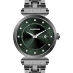 Erkek Kol Saati Şık Yeşil Kadran Çelik Kordon C001117
