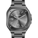 Erkek Kol Saati Minimal Füme Kadran Çelik Kordon C001175