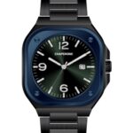 Erkek Kol Saati Yeşil Kadran Çelik Kordon C001180