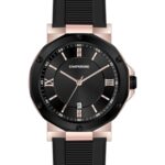 Erkek Kol Saati Minimal Siyah Kadran Silikon Kordon C001193