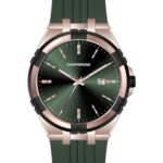 Erkek Kol Saati Şık Yeşil Kadran Silikon Kordon C001392