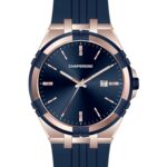 Erkek Kol Saati Minimal Lacivert Kadran Silikon Kordon C001394