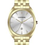 Erkek Kol Saati Şık Beyaz Kadran Çelik Kordon C001615