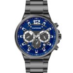 Erkek Kol Saati Lacivert Kadran Çelik Kordon Hediyelik C002139