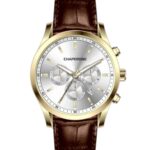 Erkek Kol Saati Beyaz Kadran Deri Kordon Hediyelik C002164