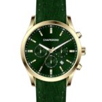 Erkek Kol Saati Minimal Yeşil Kadran Deri Kordon C002166