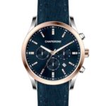 Erkek Kol Saati Minimal Lacivert Kadran Deri Kordon C002170