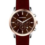 Erkek Kol Saati Şık Bordo Kadran Deri Kordon C002171