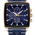 Erkek Kol Saati Lacivert Kadran Çelik Kordon C002215