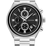 Erkek Kol Saati Şık Siyah Kadran Çelik Kordon C002231