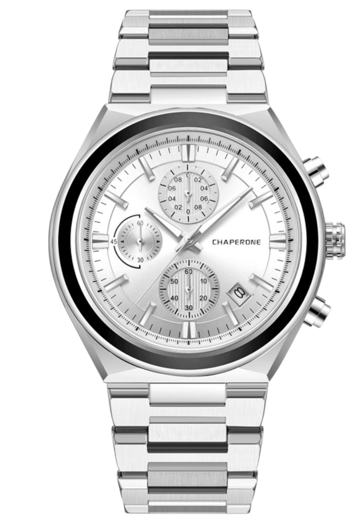 C002233 Erkek Kol Saati Şık Silver / Gümüş Kadran Çelik Kordon C002233 - Görsel 1