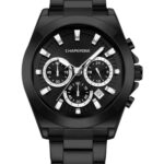 Erkek Kol Saati Şık Siyah Kadran Çelik Kordon C002252