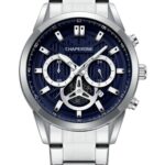 Erkek Kol Saati Lacivert Kadran Çelik Kordon C002333